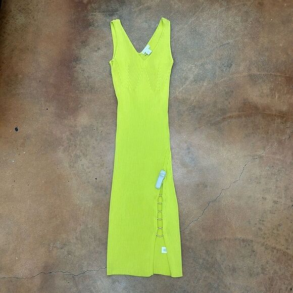 House of Harlow 1960 Yellow Plum Maxi Dress Large - Picture 1 of 7